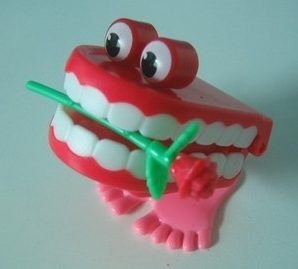 DT-AWTE Plastic Jumping Teeth Shaped Craft